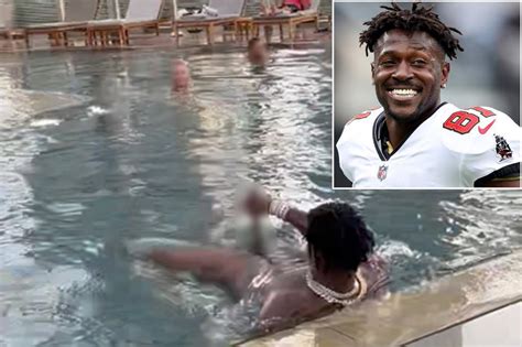 antonio brown naked pool|Antonio Brown Exposes Himself to Woman in Dubai Pool